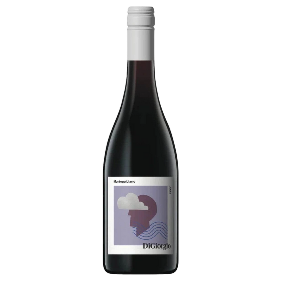 A bottle of DiGiorgio Head in the Clouds Montepulciano 2022 750ml Red Wine