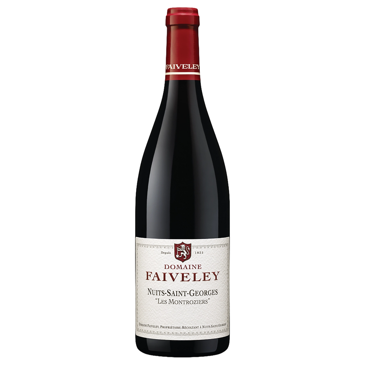 A bottle of Domaine Faiveley Nuits Saint Georges ‘Les Montroziers’ 2023 750ml Red Wine