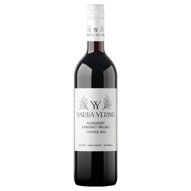 A bottle of Yarra Yering Agincourt Cabernet Malbec 2022 750ml Red Wine