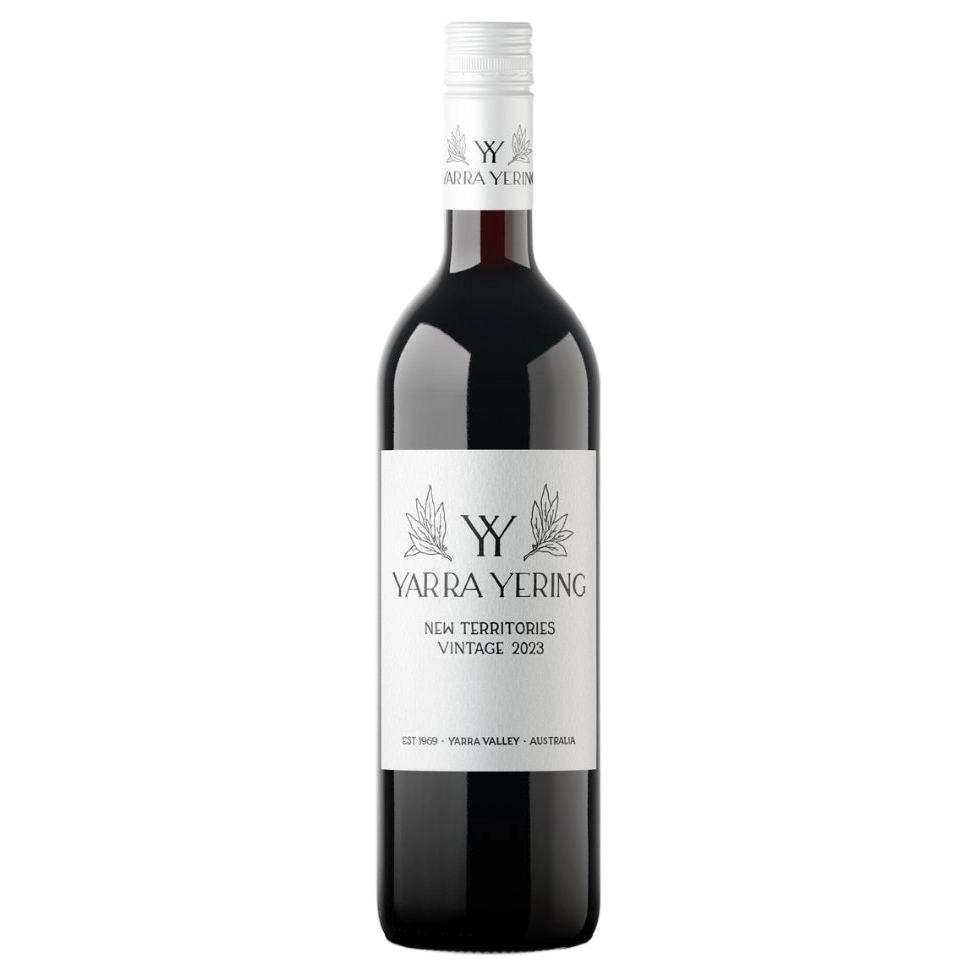 A bottle of Yarra Yering New Territories Shiraz Touriga 2023 750ml Red Wine