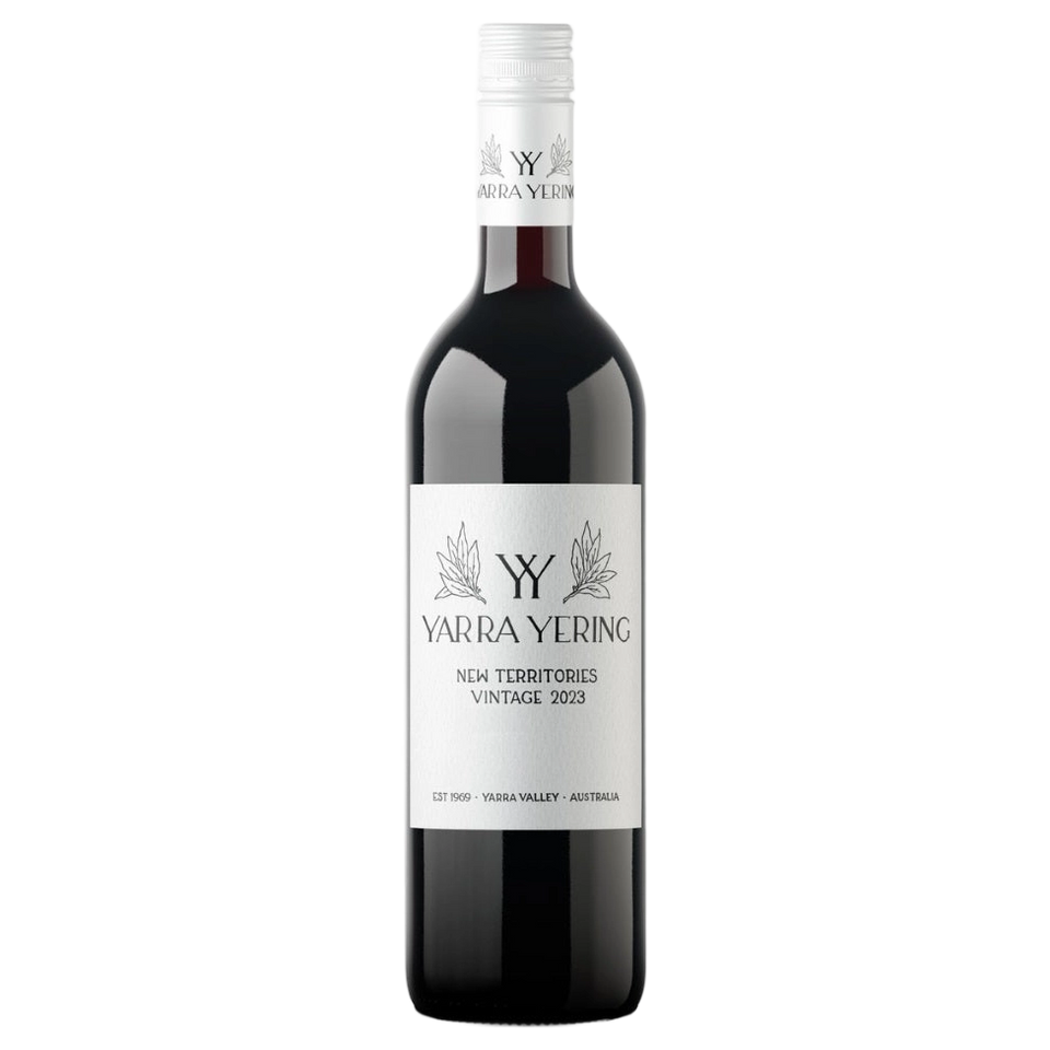 A bottle of Yarra Yering New Territories Shiraz Touriga 2023 750ml Red Wine