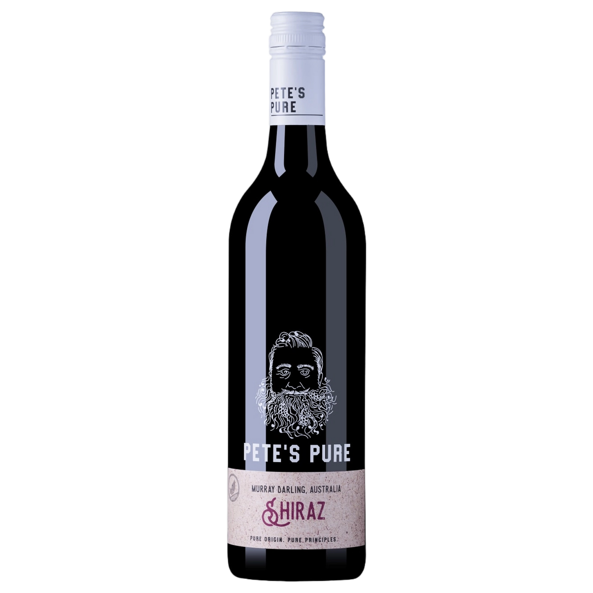A bottle of Pete's Pure Shiraz 2025 750ml Red Wine