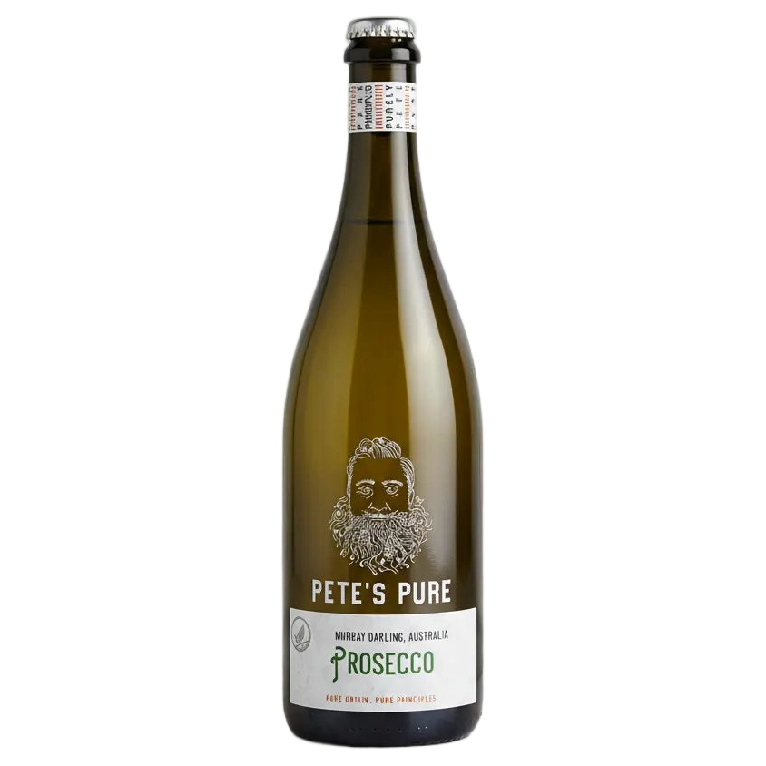 A bottle of Pete's Pure Prosecco 2025 750ml Sparkling Wine