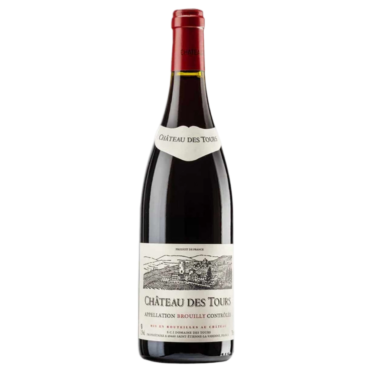 A bottle of Château des Tours Brouilly AOC 2024 750ml Red Wine