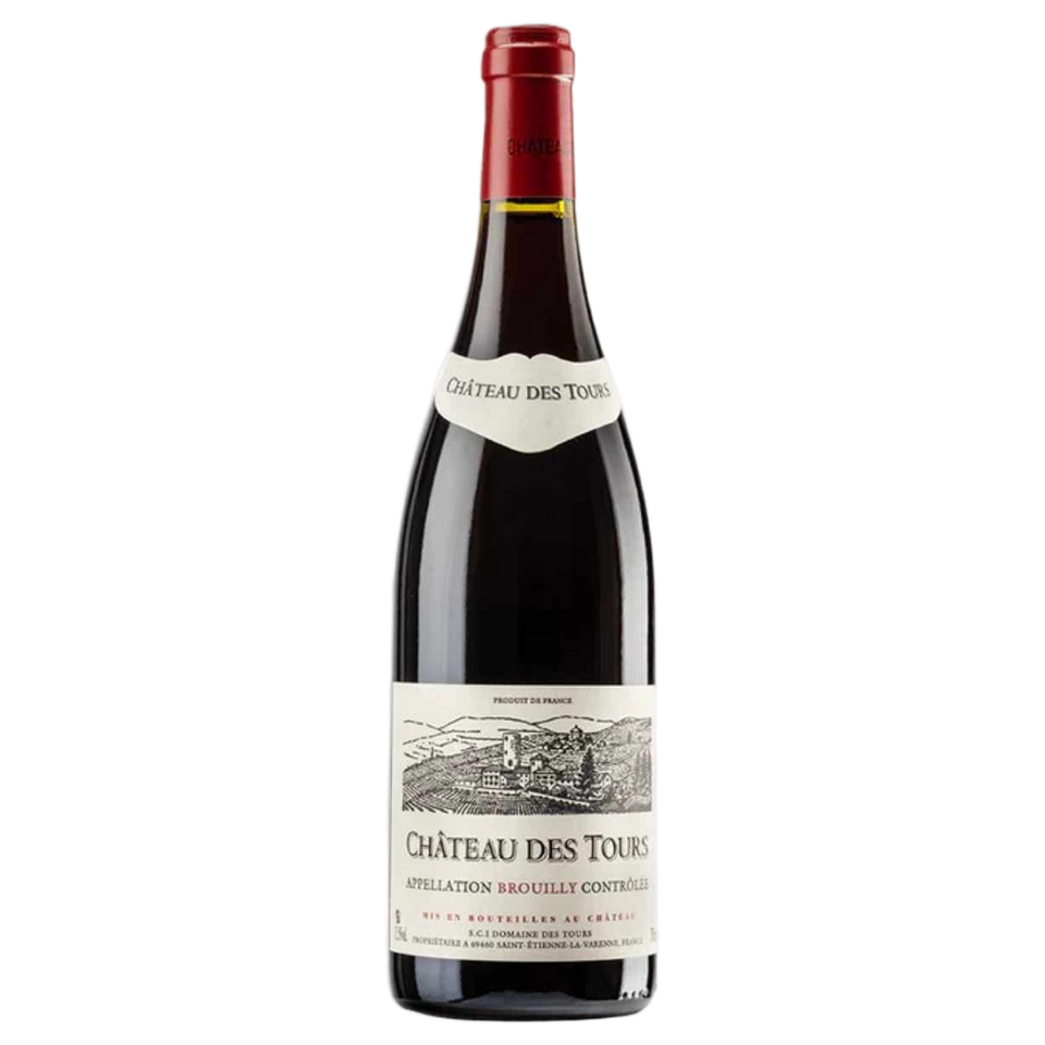 A bottle of Château des Tours Brouilly AOC 2024 750ml Red Wine