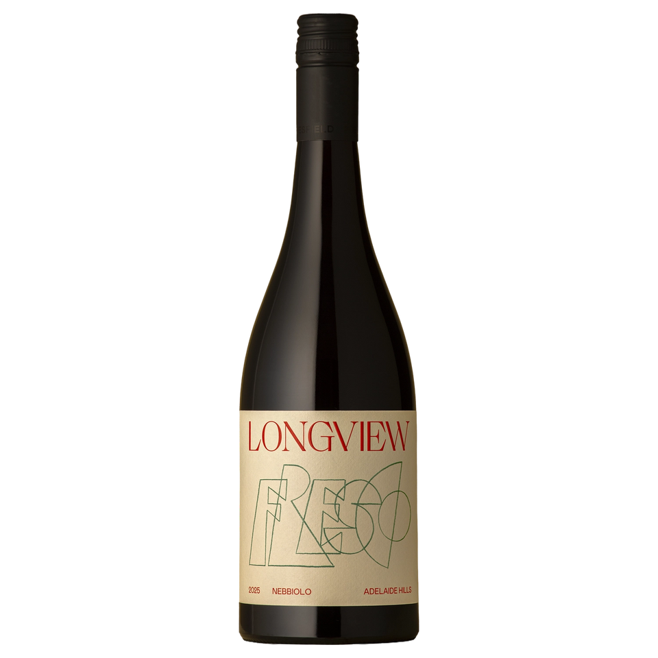 A bottle of Longview Fresco Nebbiolo 2025 750ml Red Wine