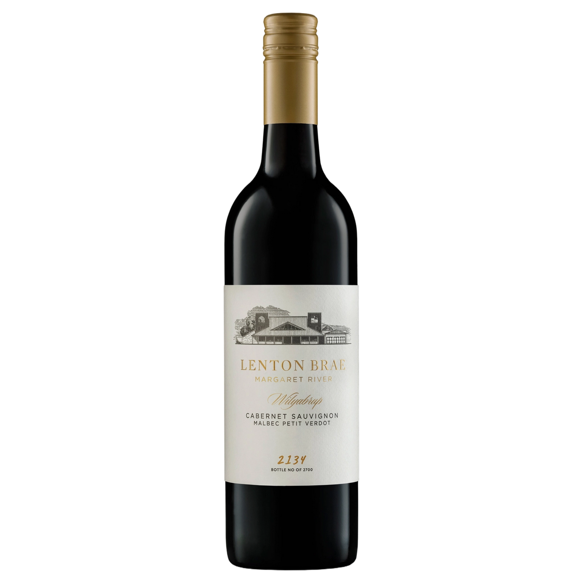 A bottle of Lenton Brae Wilyabrup Cabernet Sauvignon Malbec Petit Verdot 2023 750ml Red Wine