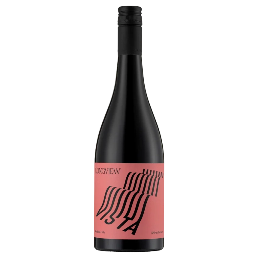 A bottle of Longview Vineyard Vista Shiraz Barbera 2024 750ml Red Wine