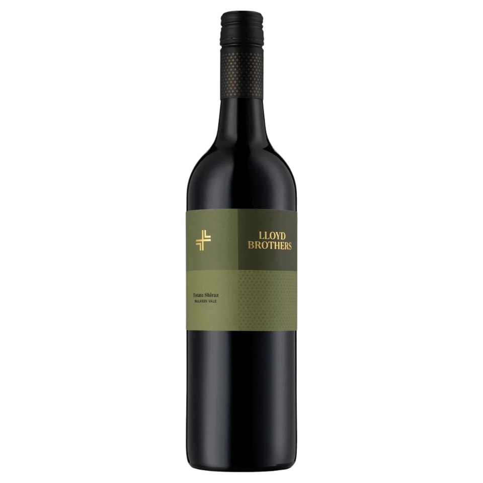 A bottle of Lloyd Brothers McLaren Vale Shiraz 2022 750ml Red Wine