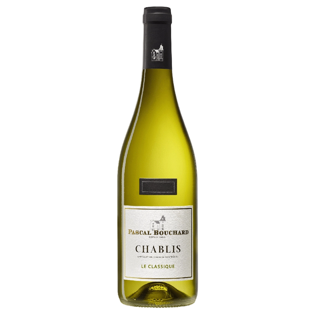 A bottle of Pascal Bouchard Chablis Le Classique 2024 750ml White Wine