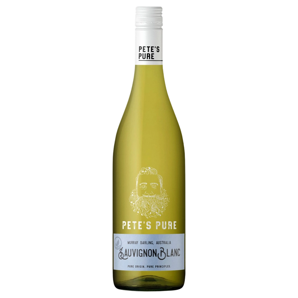 A bottle of Pete's Pure Sauvignon Blanc 2024 750ml White Wine