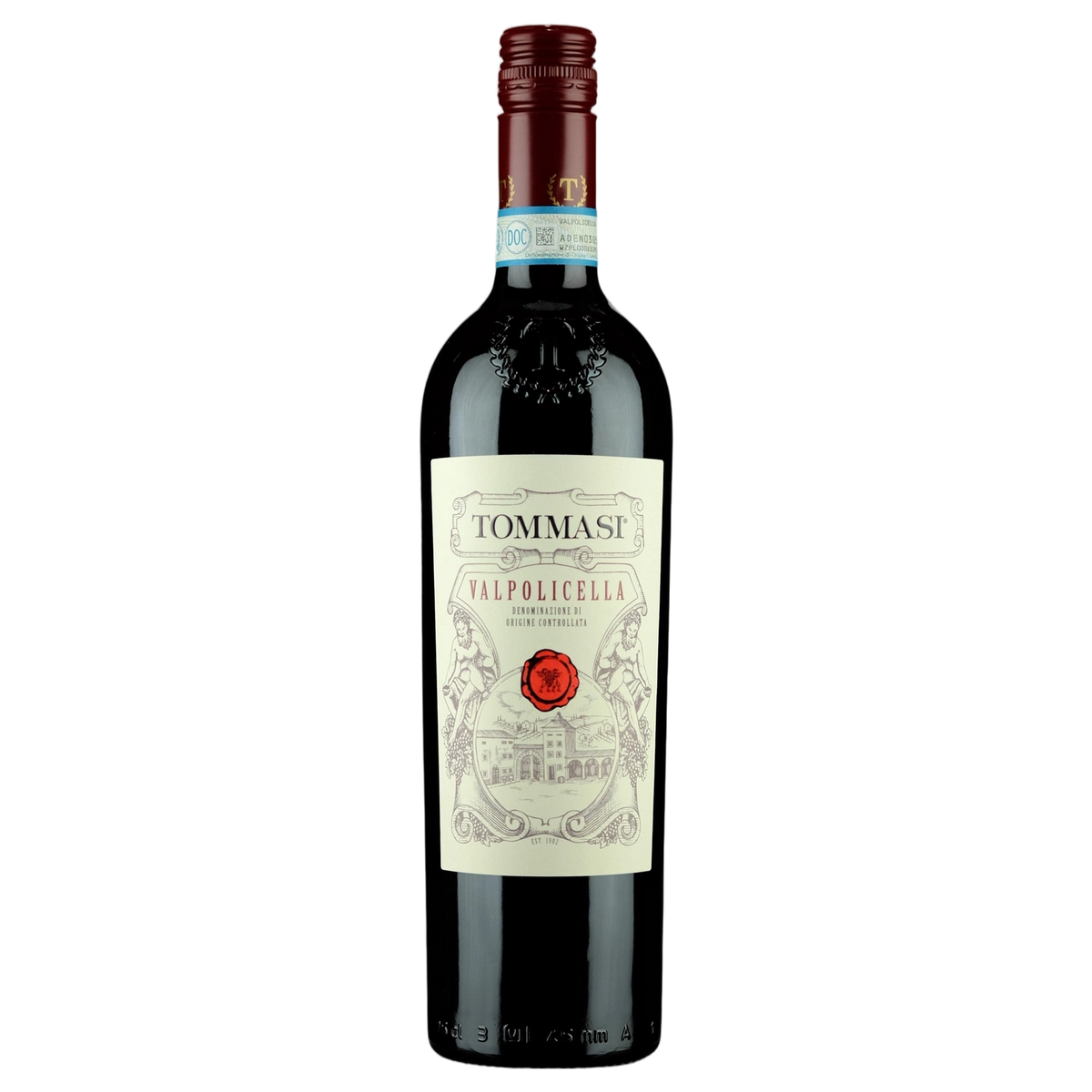 A bottle of Tommasi Valpolicella DOC 2024 750ml Red Wine