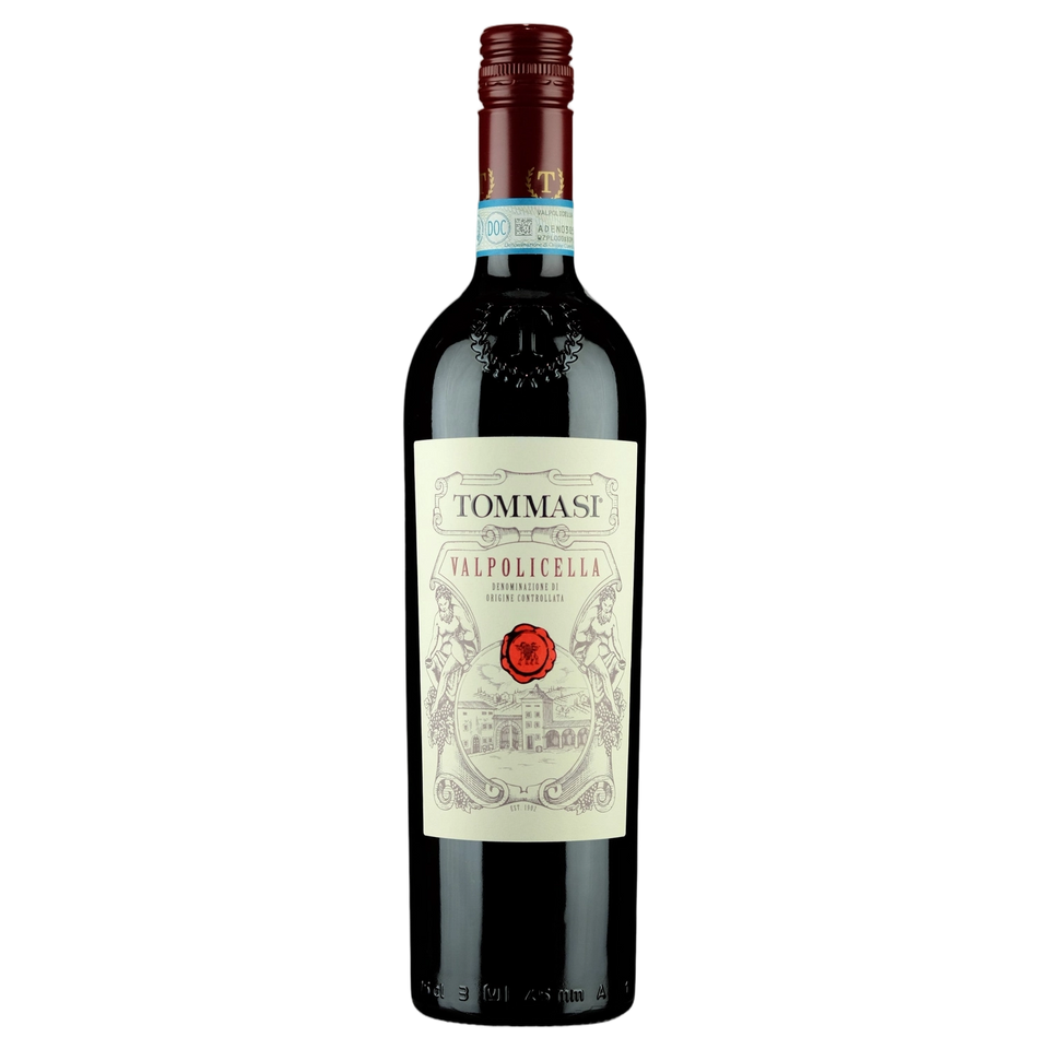 A bottle of Tommasi Valpolicella DOC 2024 750ml Red Wine