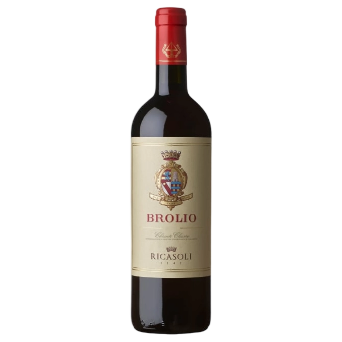 A bottle of Brolio Chianti Classico 2024 750ml Red Wine