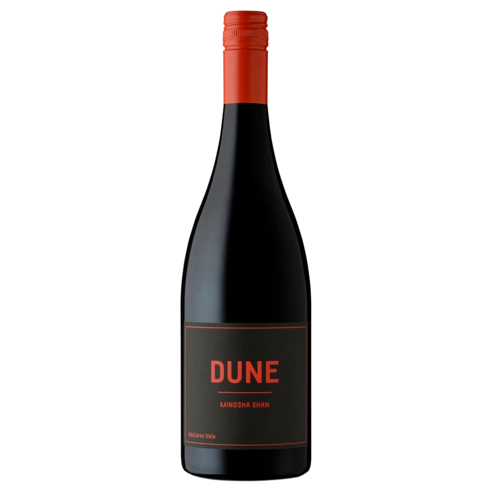 A bottle of Dune Mingsha Shan Shiraz 2024 750ml Red Wine