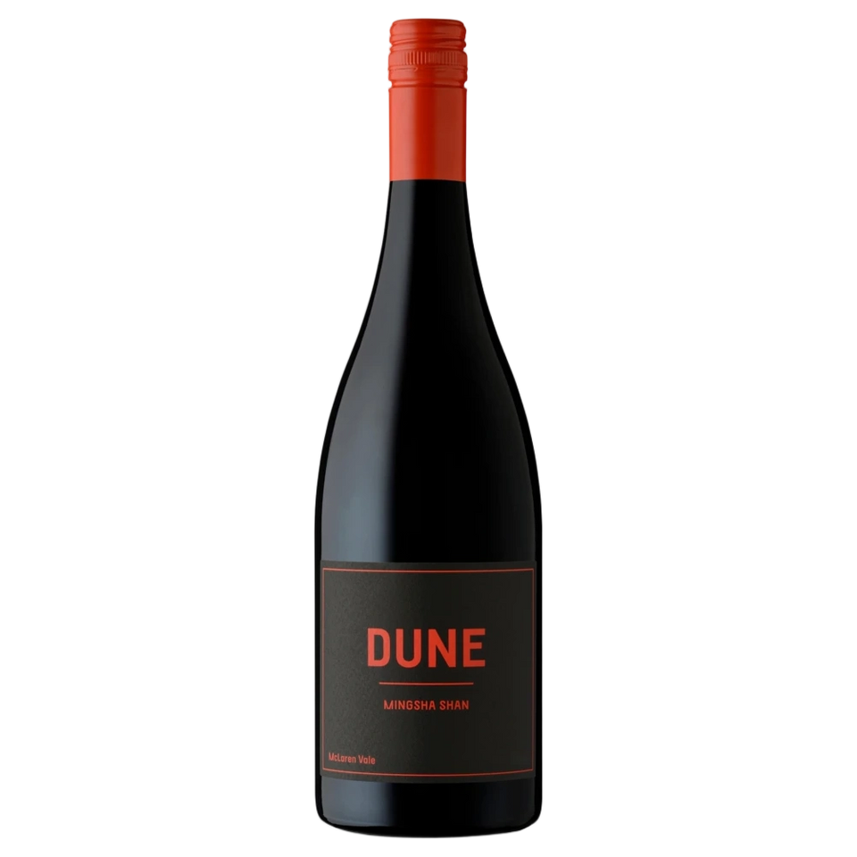 A bottle of Dune Mingsha Shan Shiraz 2024 750ml Red Wine
