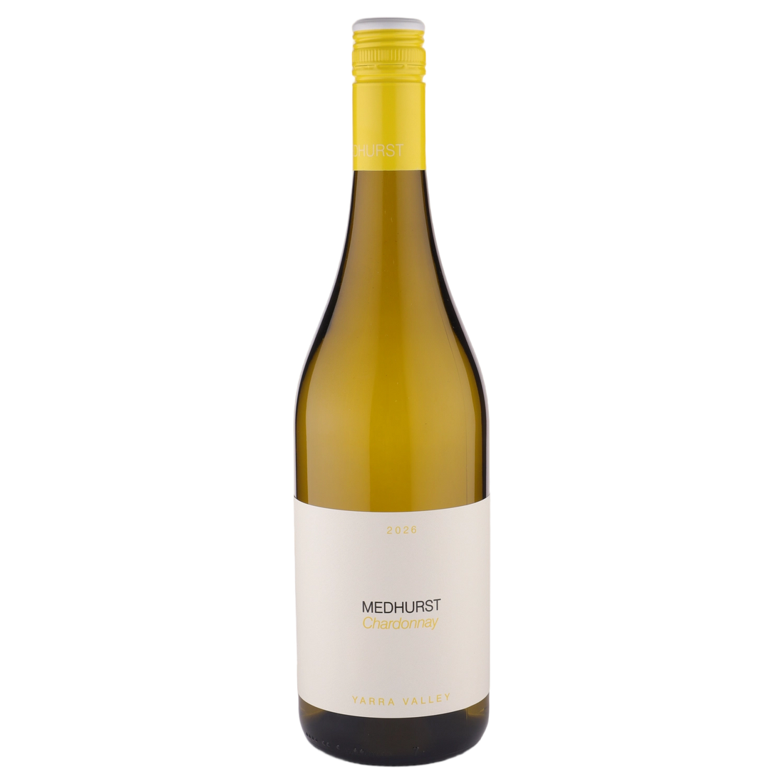 A bottle of Medhurst Yarra Valley Chardonnay 2026 750ml White Wine