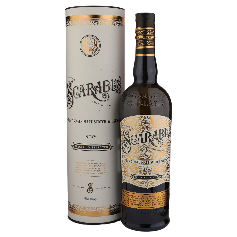 A bottle of Hunter Laing Scarabus Islay Single Malt Whisky 46% 700ml