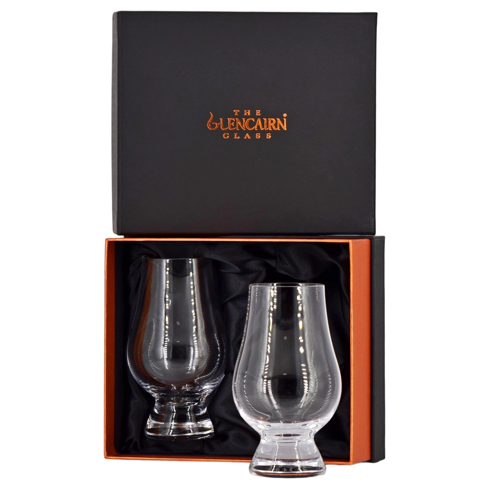 Glencairn Solid Presentation Box with 2 Original Whisky Glasses 200ml