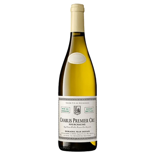 A bottle of 2023 Domaine Jean Defaix Fourchaume 1er Cru 750ml White Wine