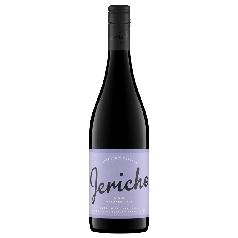 A bottle of 2022 Jericho McLaren Vale GSM 750ml White Wine