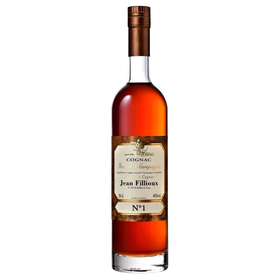 A bottle of Jean Fillioux Cognac Numero 1 Grande Champagne 60 Years 46% 500ml