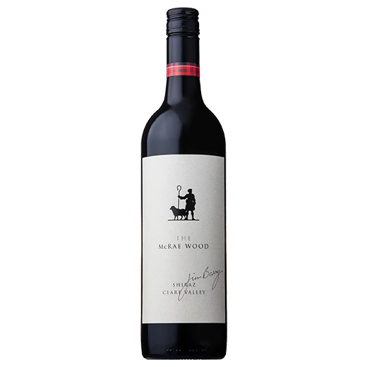 A bottle of 2017 Jim Barry The McRae Wood Shiraz Cellar Release 750ml Red Wine