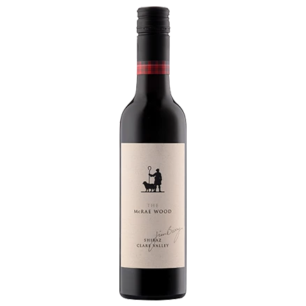 A bottle of 2021 Jim Barry The McRae Wood Shiraz 375ml Red Wine