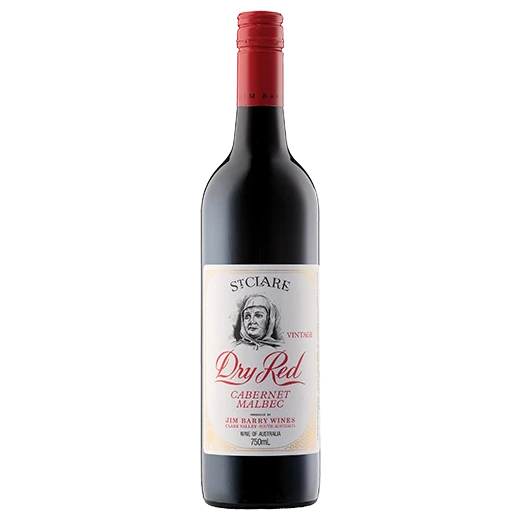A bottle of 2018 Jim Barry St Clare Cabernet Malbec Cellar Release 750ml Red Wine