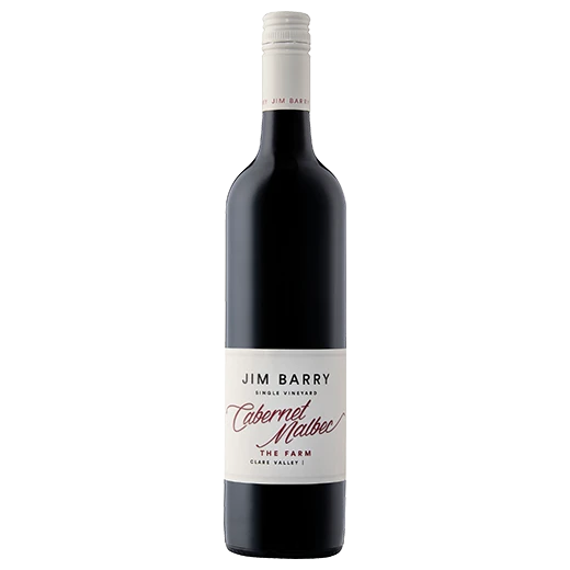 A bottle of 2020 Jim Barry Single Vineyard The Farm Cabernet Malbec 750ml Red Wine