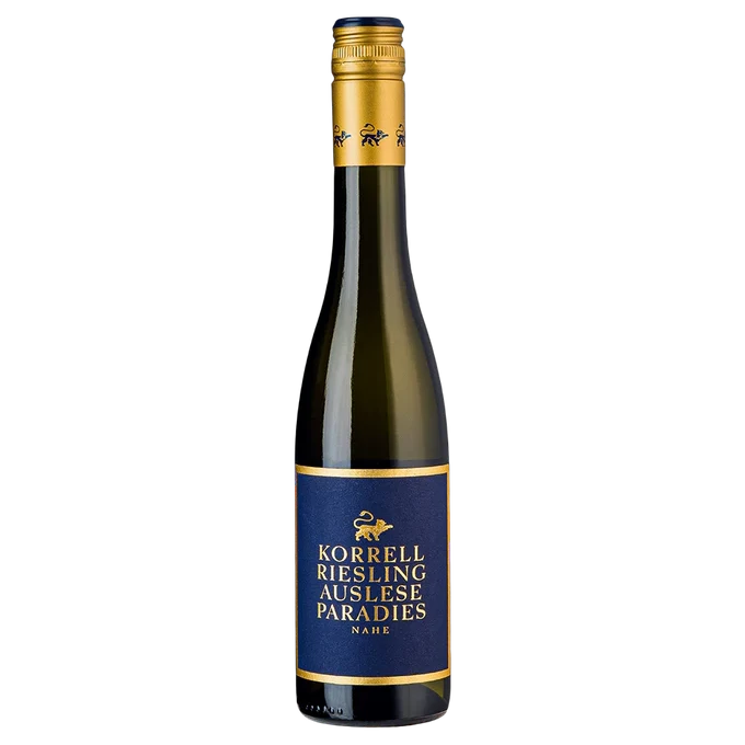 A bottle of 2018 Korrell Auslese Paradies 375ml White Wine