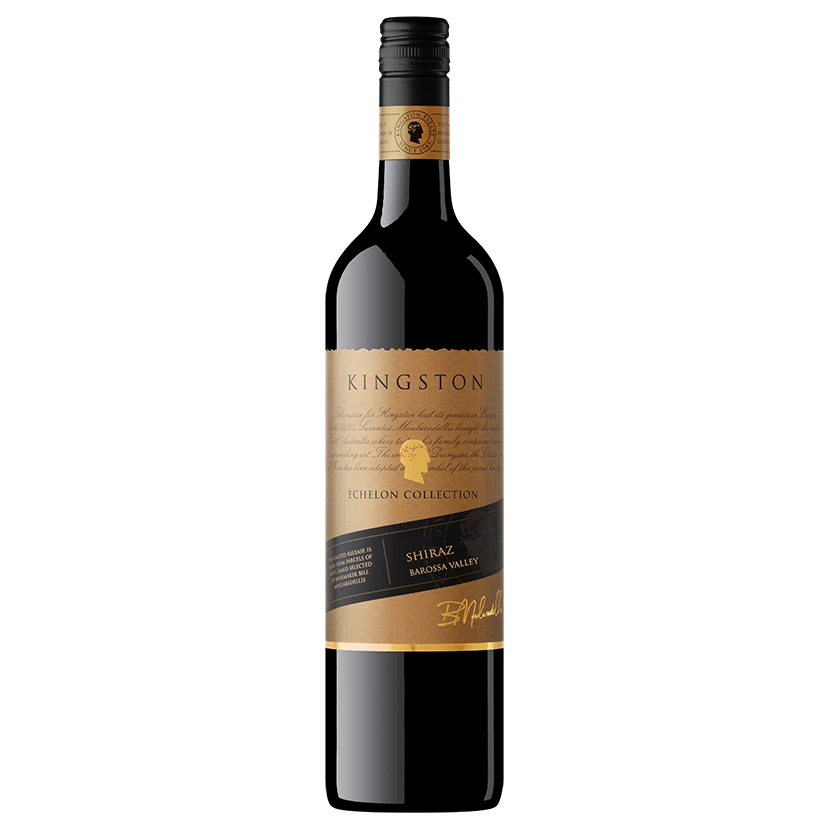 A bottle of 2021 Kingston Estate Echelon Shiraz 750ml Red Wine