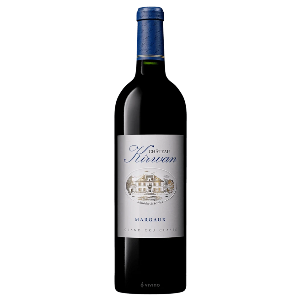 A bottle of 2018 Chateau Kirwan 3000ml Red Wine