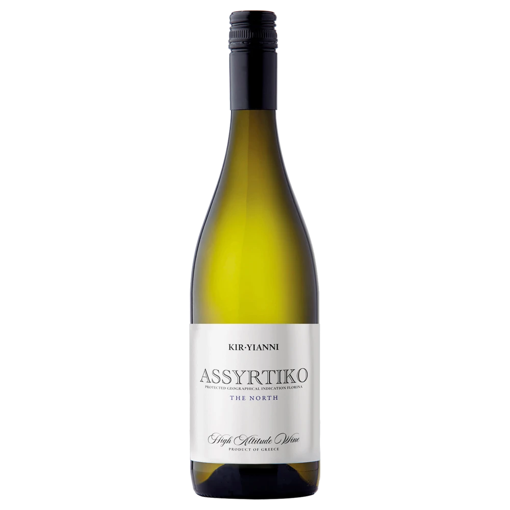A bottle of 2024 Kir Yianni Assyrtiko Amyndeon PGI 750ml White Wine