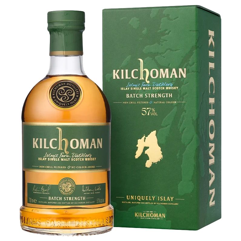 A bottle of Kilchoman Batch Strength 57% 700ml