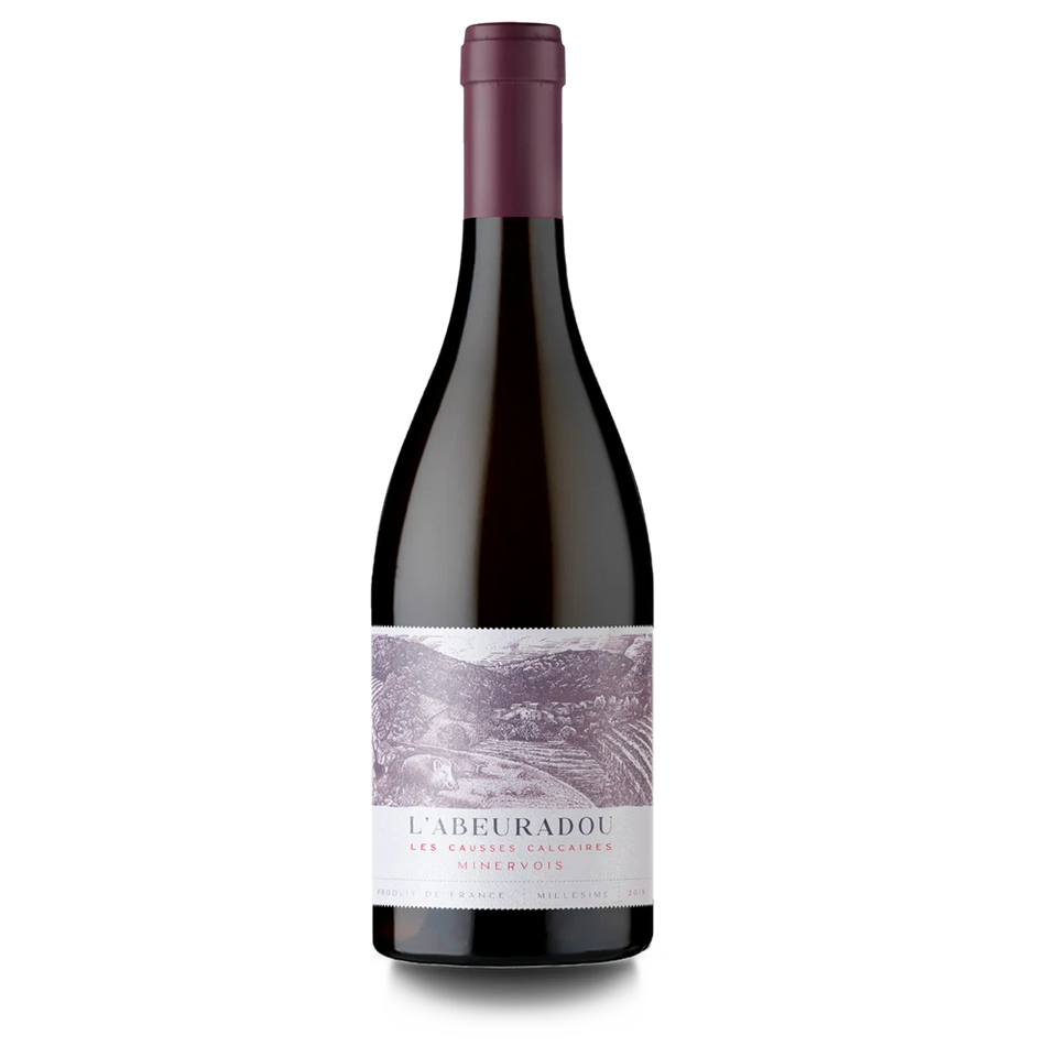 A bottle of 2020 L'Abeuradou Les Causses Calcaires 750ml Red Wine
