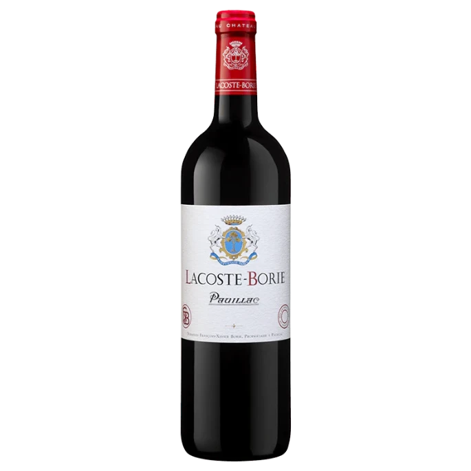 A bottle of 2022 Lacoste Borie 3000ml Red Wine