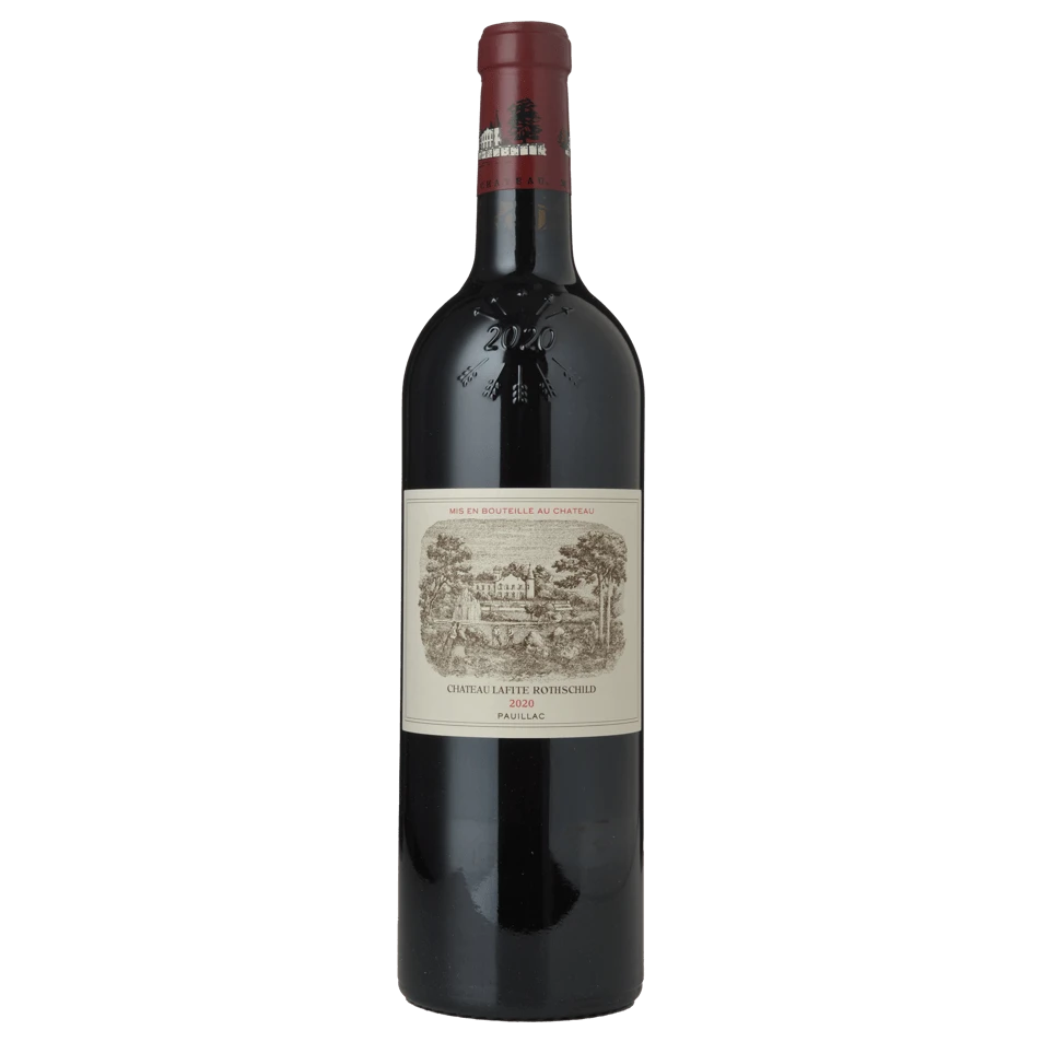 A bottle of 2020 Chateau Lafite Rothschild 6000ml Red Wine