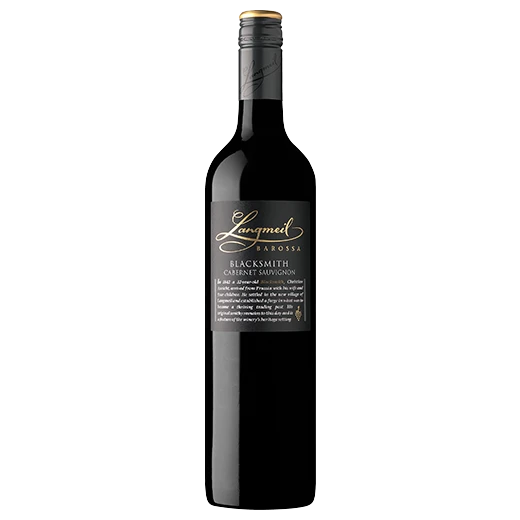 A bottle of 2022 Langmeil Blacksmith Cabernet Sauvignon 750ml Red Wine