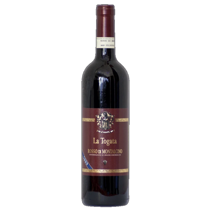 A bottle of 2022 Rosso di Montalcino doc 750ml Red Wine