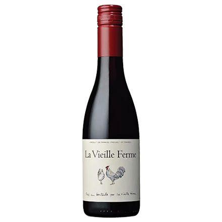 A bottle of 2023 La Vieille Ferme Rouge 375ml Red Wine