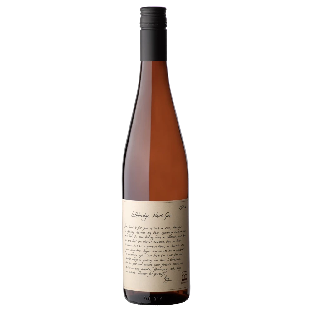 A bottle of 2025 Lethbridge Pinot Gris 750ml White Wine