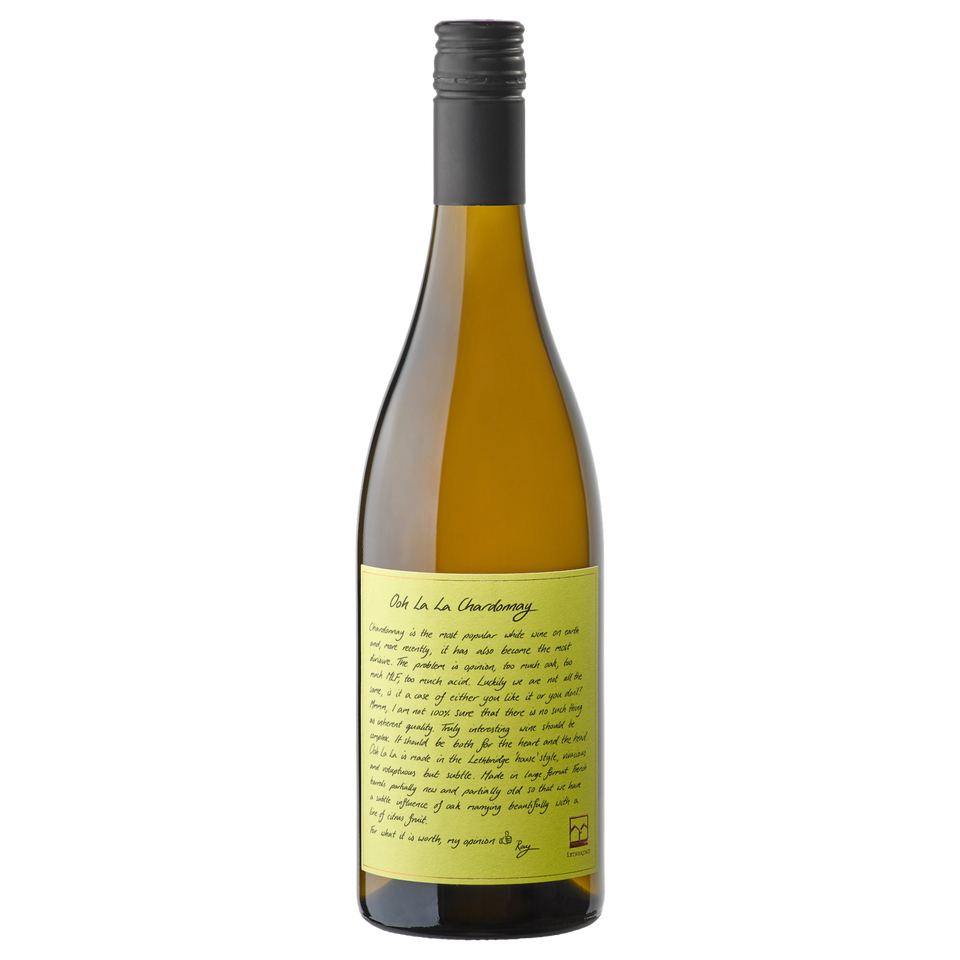 A bottle of 2024 Lethbridge Ooh La La Chardonnay 750ml White Wine