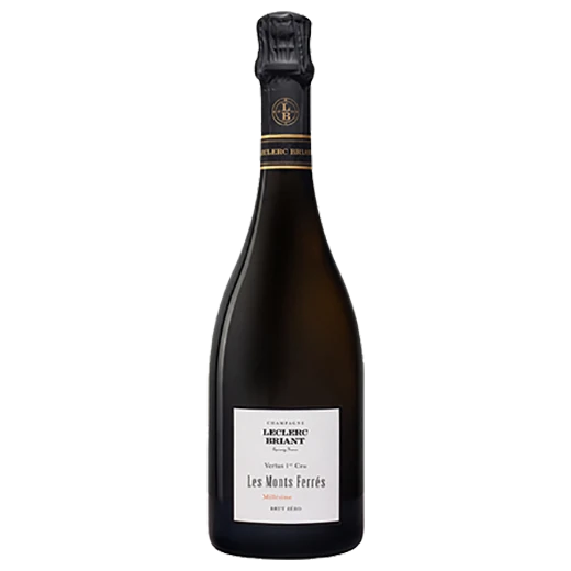 A bottle of 2018 Champagne Leclerc Briant ‘Les Monts Ferrés Millésime’ 750ml White Wine