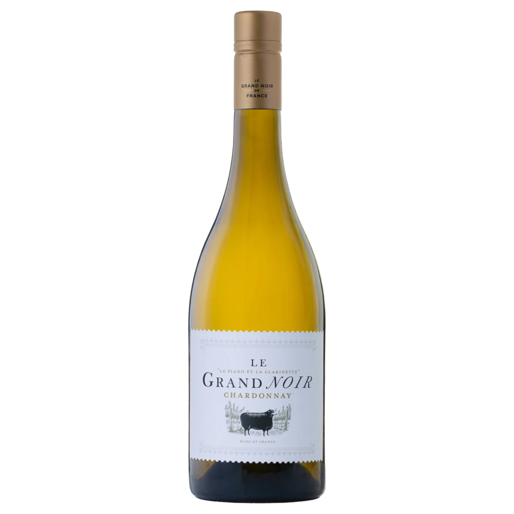 A bottle of 2023 Le Grand Noir Chardonnay 750ml White Wine