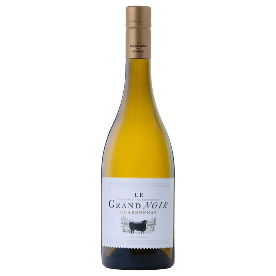 A bottle of 2023 Le Grand Noir Chardonnay 750ml White Wine