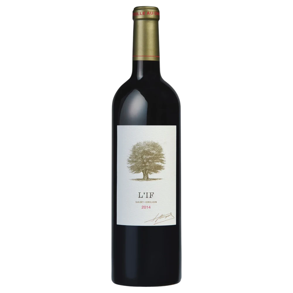 A bottle of 2014 L'If 750ml Red Wine