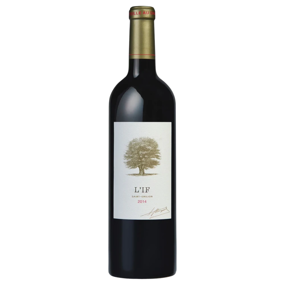 A bottle of 2014 L'If 750ml Red Wine