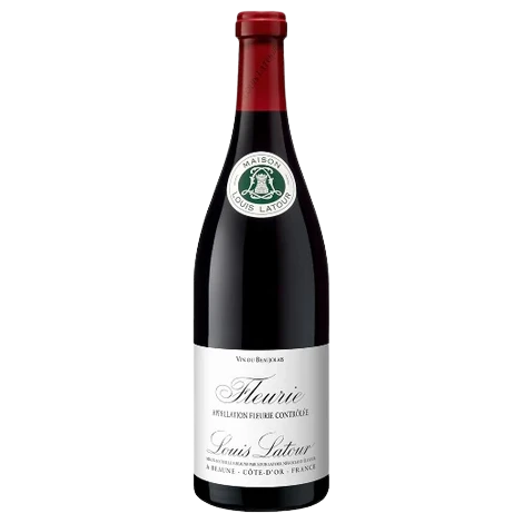 A bottle of 2023 Louis Latour Fleurie 750ml Red Wine