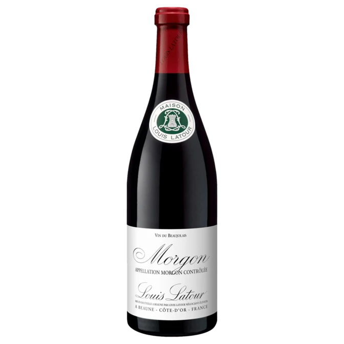 A bottle of 2023 Louis Latour Morgon AC 750ml Red Wine